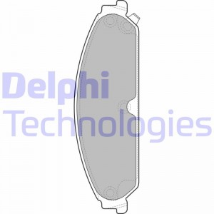 Комплект тормозных колодок, диско LP2033 DELPHI