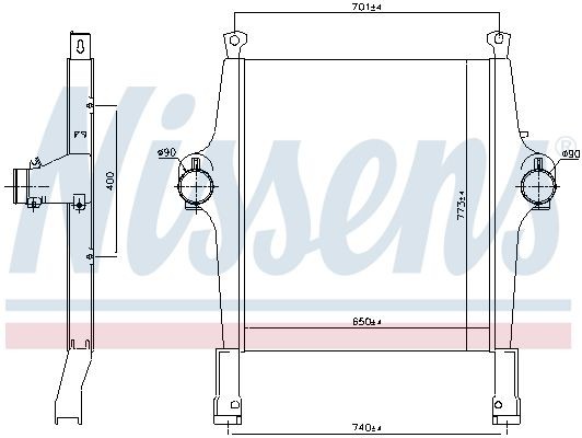 Интеркулер 97046 NISSENS