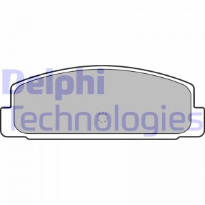 Комплект тормозных колодок, диско LP1766 DELPHI