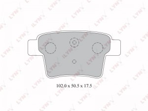 Колодки тормозные дисковые BD-3008 LYNXAUTO