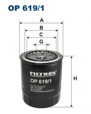 Фильтр масляный двигателя OP6191 FILTRON