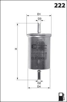 Топливный фильтр ELE6015 MECAFILTER