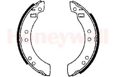 Комплект тормозных колодок 361168B BENDIX JURID