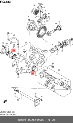 Подшипник 09265-45002 SUZUKI
