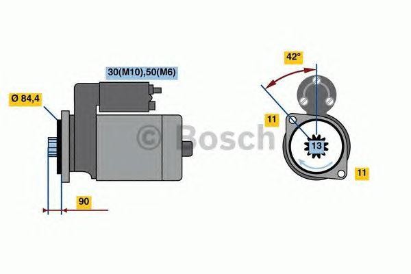 Стартер 0001260002 BOSCH