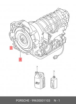 Автоматическая коробка передач 99630001103 PORSCHE