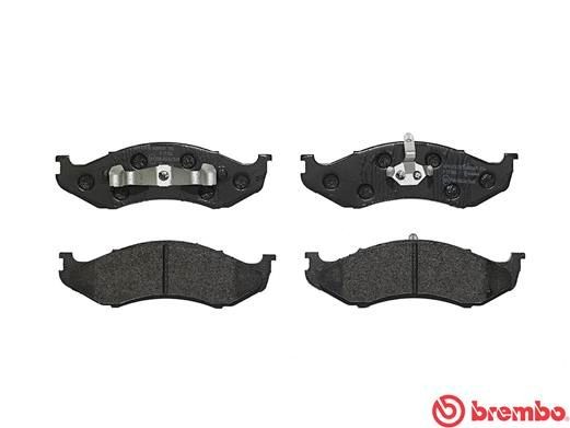 Комплект тормозных колодок, диско P37004 BREMBO