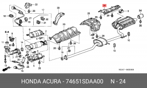 Деталь 74651SDAA00 HONDA