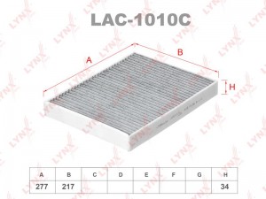 Фильтр салона LAC-1010C LYNXAUTO