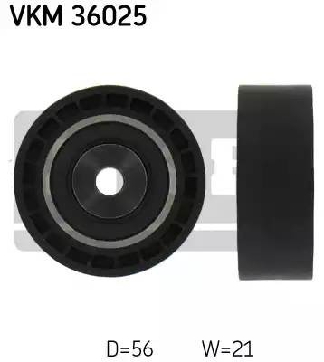 Паразитный / ведущий ролик, поликлиновой ремень VKM36025 SKF