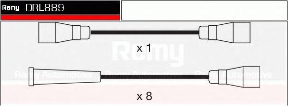 Ккомплект проводов зажигания DRL889 DELCO REMY