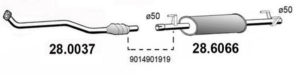 Катализатор 280037 ASSO