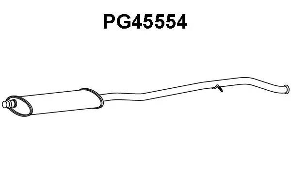 Предглушитель выхлопных газов PG45554 VENEPORTE