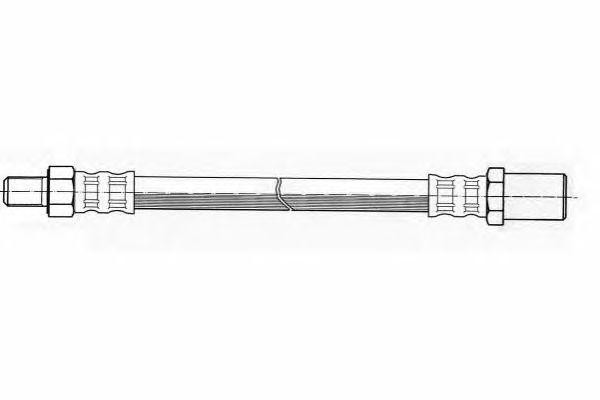 Тормозной шланг FHY2044 FERODO