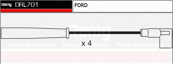 Ккомплект проводов зажигания DRL701 DELCO REMY
