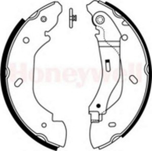 Комплект тормозных колодок 362414B BENDIX JURID