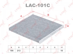 Фильтр салона LAC-101C LYNXAUTO