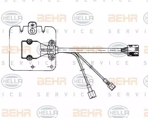 Блок управления, отопление / вентиляция 5HL351321091 HELLA