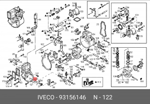 Втулка 93156146 IVECO
