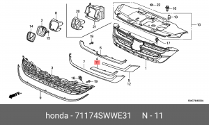 Деталь 71174SWWE31 HONDA