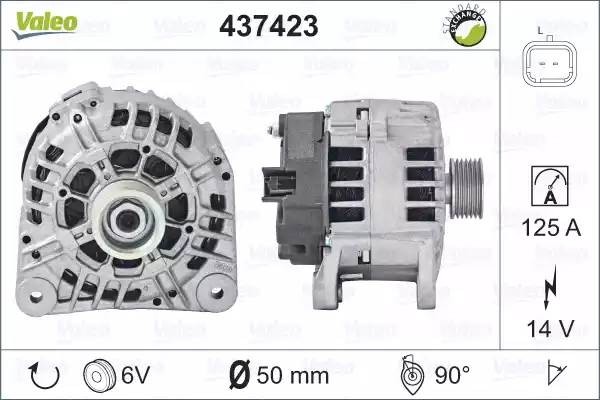 Генератор 437423 VALEO PHC