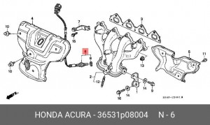 Лямбда-зонд 36531P08004 HONDA