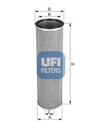 Воздушный фильтр 27.106.00 UFI
