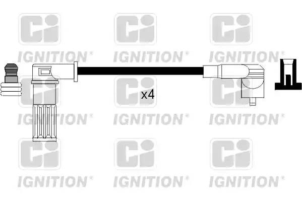 Ккомплект проводов зажигания XC558 QUINTON HAZELL