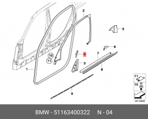 Деталь 51 16 3 400 322 BMW