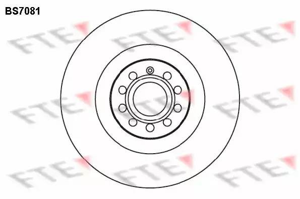 Тормозной диск BS7081 FTE