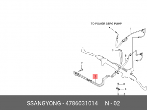Деталь 4786031014 SSANG YONG