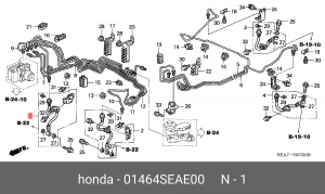 Тормозной шланг 01464SEAE00 HONDA