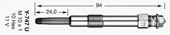Свеча накаливания 4694 NGK NTK