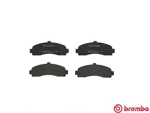 Комплект тормозных колодок, диско P56031 BREMBO