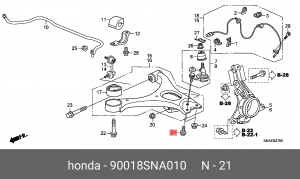 Деталь 90018SNA010 HONDA