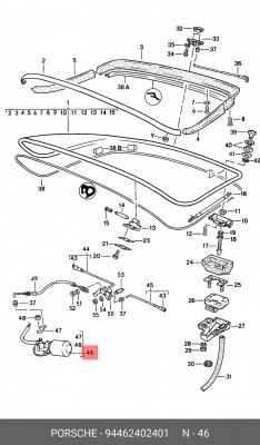 Электродвигатель 94462402401 PORSCHE