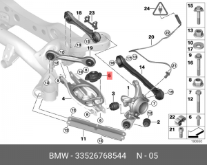 Опора амортизатора подвески 33 52 6 768 544 BMW