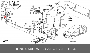 Деталь 38581671631 HONDA