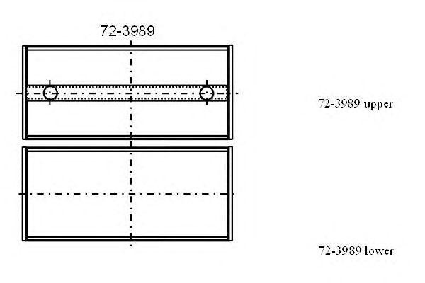 Подшипник 72-3989 GLYCO