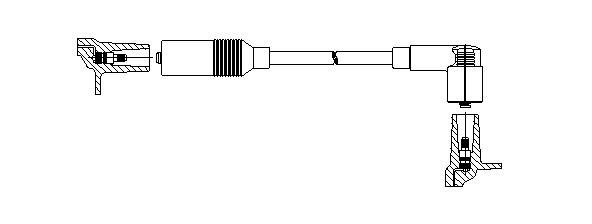 Провод зажигания 18550 BREMI