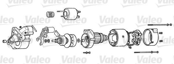 Стартер D9R119 VALEO PHC