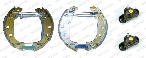 Комплект тормозных колодок FMK351 FERODO