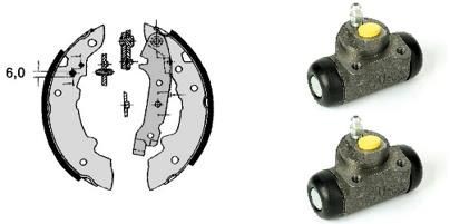 Комплект тормозных колодок H 68 008 BREMBO