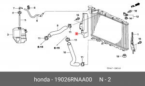 Панель кабины 19026RNAA00 HONDA