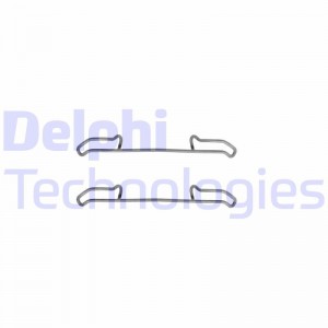 Комплектующие, колодки дискового тормоза LX0192 DELPHI