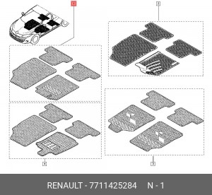Деталь 7711425284 RENAULT