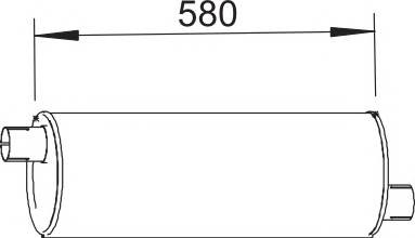 Средний / конечный глушитель ОГ 64385 DINEX