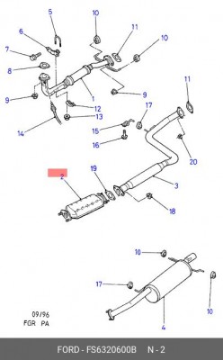 Деталь FS6320600B FORD