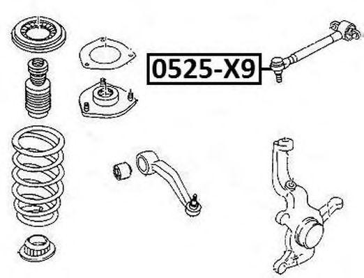 Рычаг подвески 0525-X9 ASVA