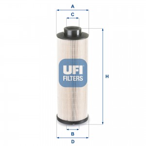 Топливный фильтр 26.004.00 UFI